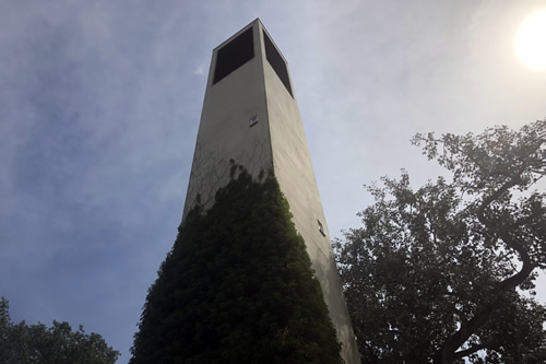 Frankfurt am Main, Kirchturm - Kirche St. Johannes