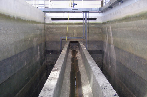 Biebesheim, Filterbecken Wasserwerk